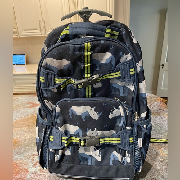 Pottery Barn Kids Accessories Pottery Barn Roller Backpack Rhino